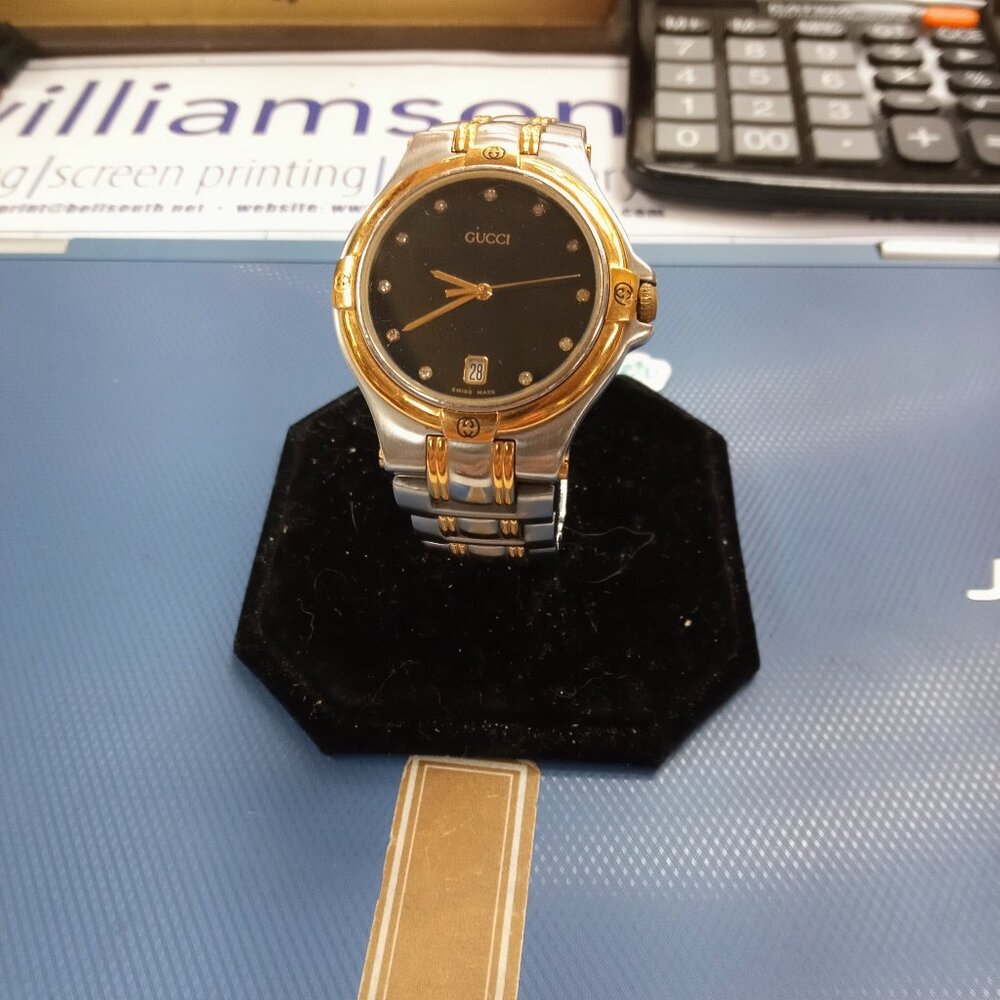 Diamond Gucci Men's Watch
